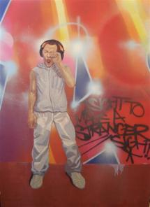 a-sight-to-make-a-stranger-sigh-oil-and-spraypaint-on-canvas-a-passionate-boredom